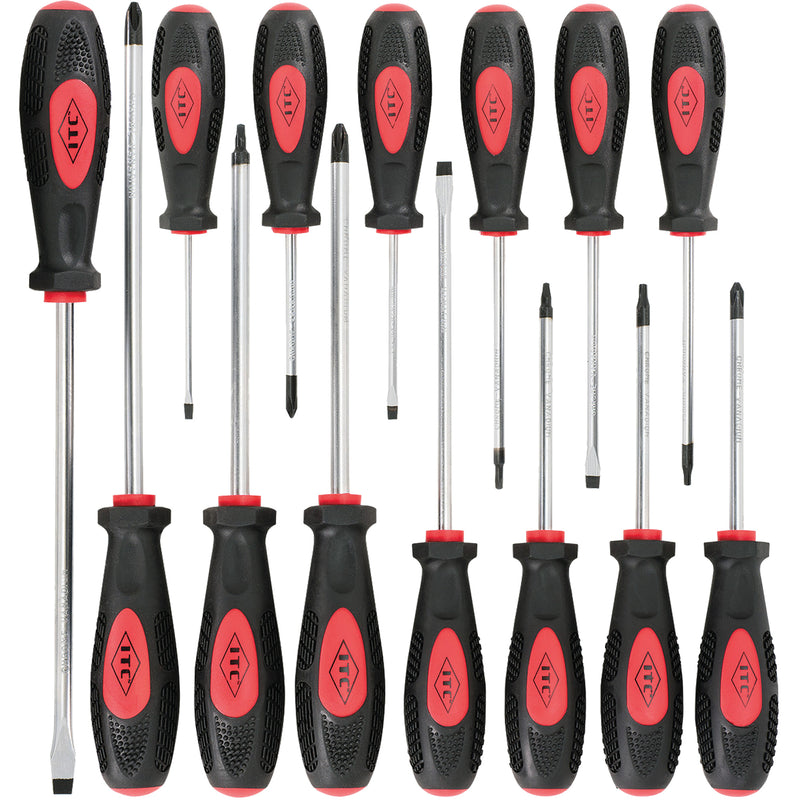 IESD-14S Ergonomic Screwdriver Set, 14 Pcs., Magnetic