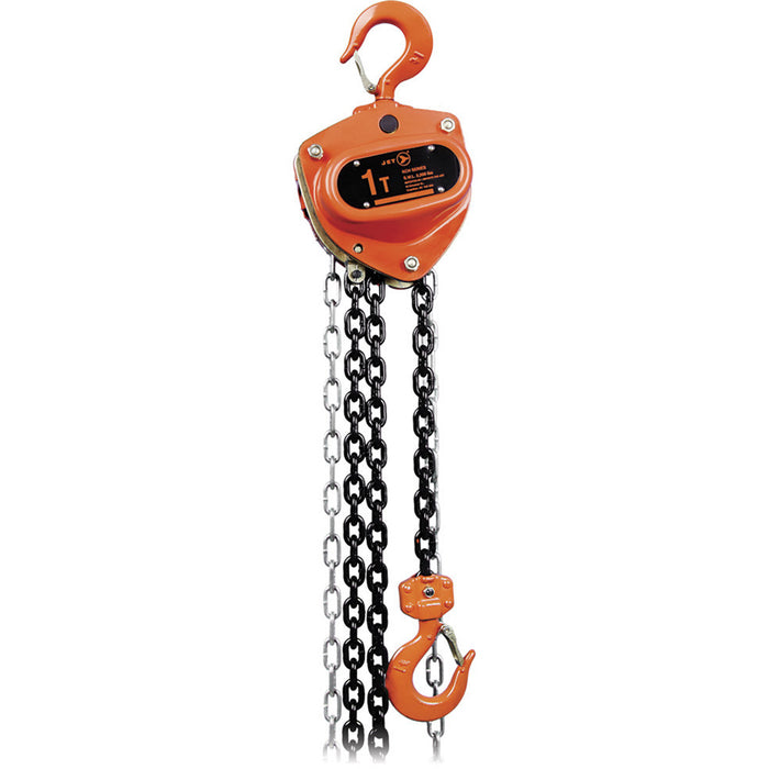 KCH Series Heavy-Duty Chain Hoist, 10' Lift, 2200 lbs. (1 tons) Capacity, Heat-Treated Alloy Steel Chain