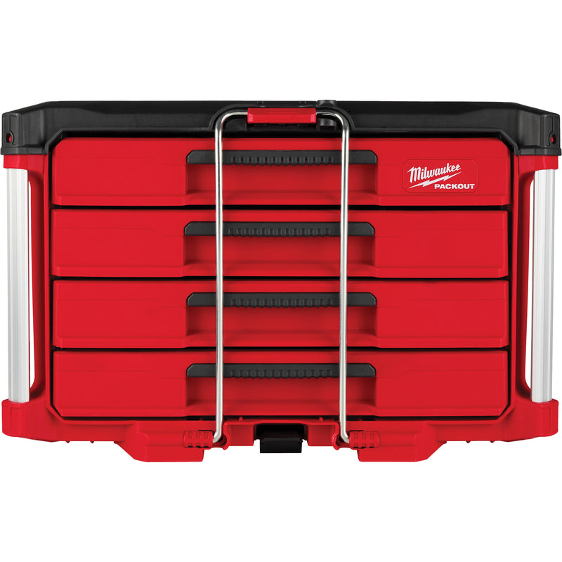 PackOut™ 4-Drawer Tool Box, 16-3/10" x 22-1/5" x 14-3/10", Red