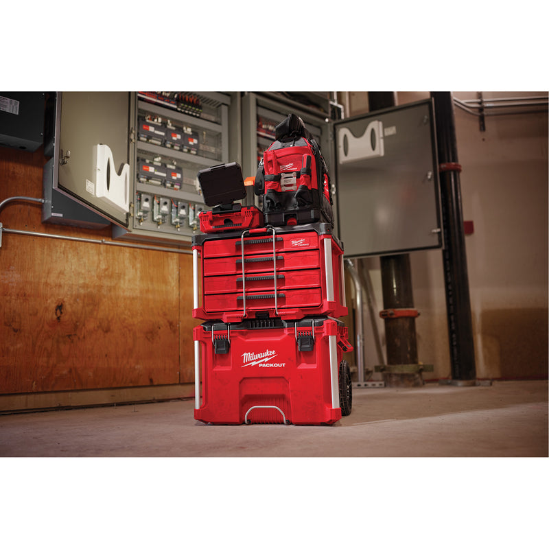 PackOut™ 4-Drawer Tool Box, 16-3/10" x 22-1/5" x 14-3/10", Red