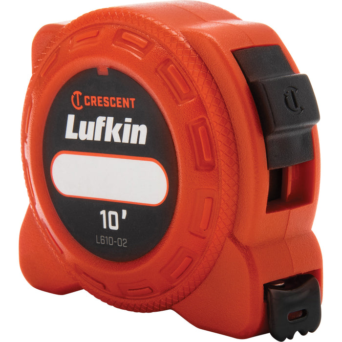 L600 Series Power Tape Measure, 1/2" x 10', Imperial Graduations