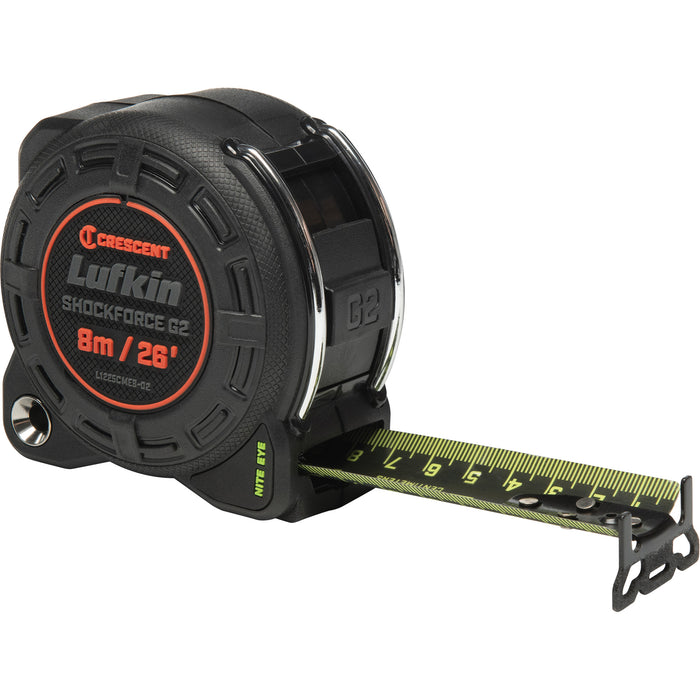 Shockforce Nite Eye™ G2 Tape Measure, 1-1/4" x 26'