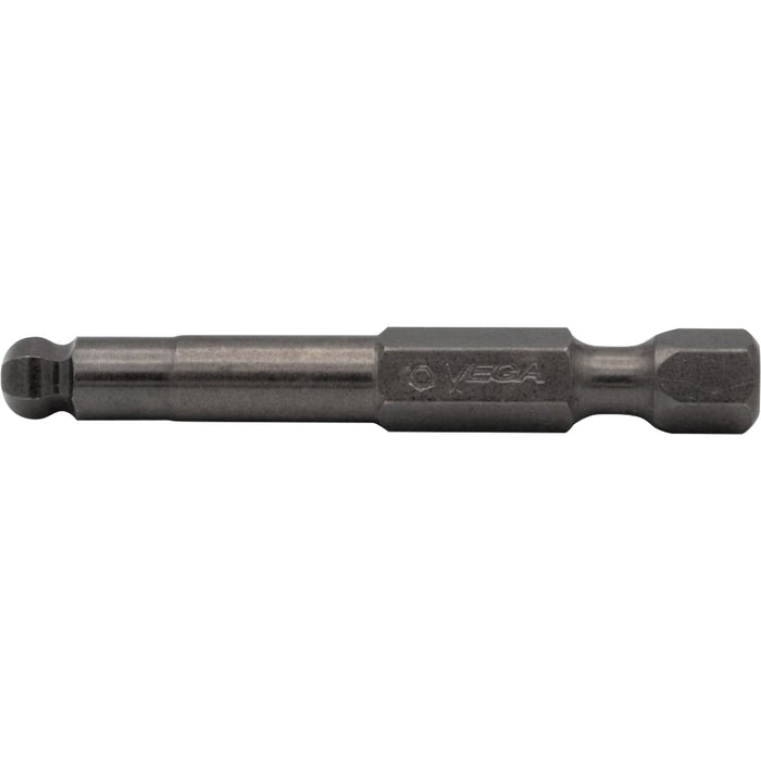 Power Bit, Hex, 3/16" Tip, 1/4" Drive Size, 3" Length