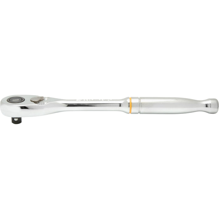 90-Tooth Quick Release Teardrop Ratchet, 3/8" Drive, Ergonomic Handle