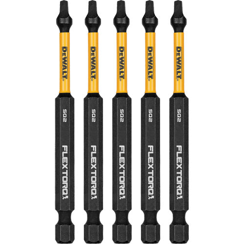 5-Piece FLEXTORQ® Impact Screwdriving Bits