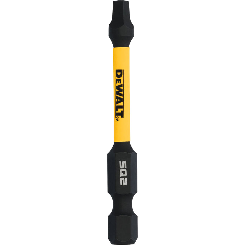 15-Piece Impact Ready Tic-Tac Screw Bit Set, Square, #2 Tip, 1/4" Drive Size, 2" Length