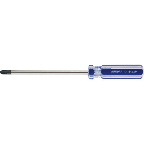 Blue Transparent Striped Philips Screwdriver