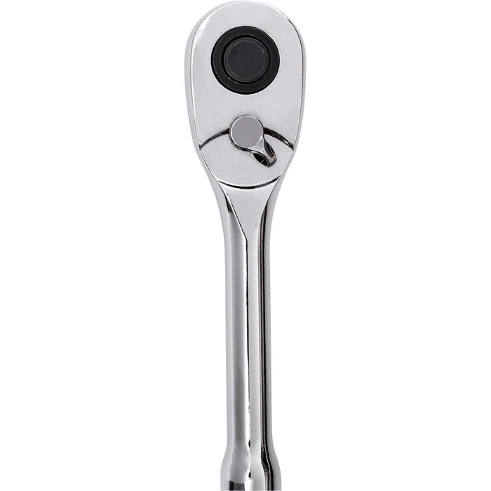 72-Tooth Quick Release Teardrop Ratchet, 3/8" Drive, Ergonomic Handle