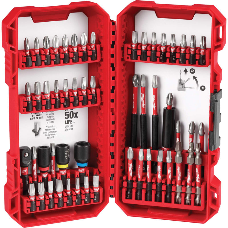 Shockwave™ Impact Duty™ Driver Bit Set, 54 Pcs., Hex/Nutsetter/Phillips/Slotted/Square/Torx®