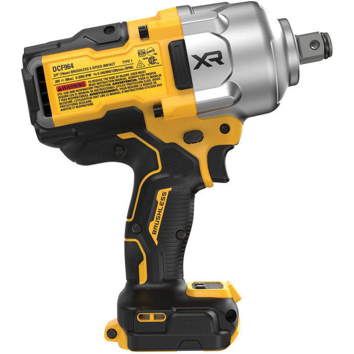 MAX* XR® Brushless CordlessHigh Torque Impact Wrench with Hog Ring Anvil, 20 V, 3/4" Socket