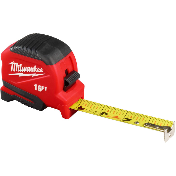 Compact Tape Measure, 1" x 16'