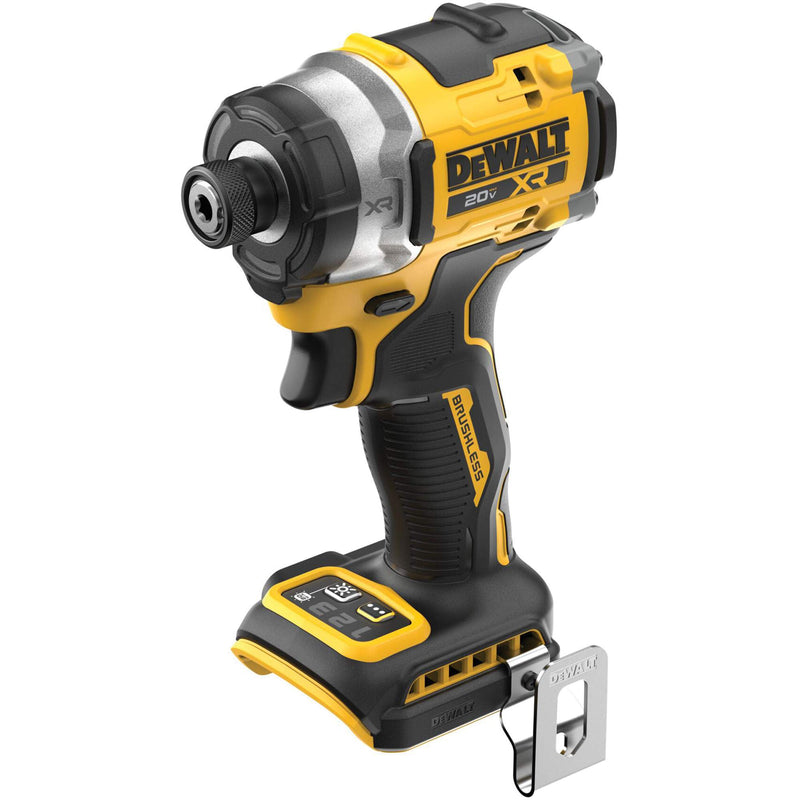 XR® Brushless Cordless 3-Speed High Torque Impact Driver (Tool Only), 1/4", 2500 in-lbs Max. Torque, 20 V, Lithium-Ion