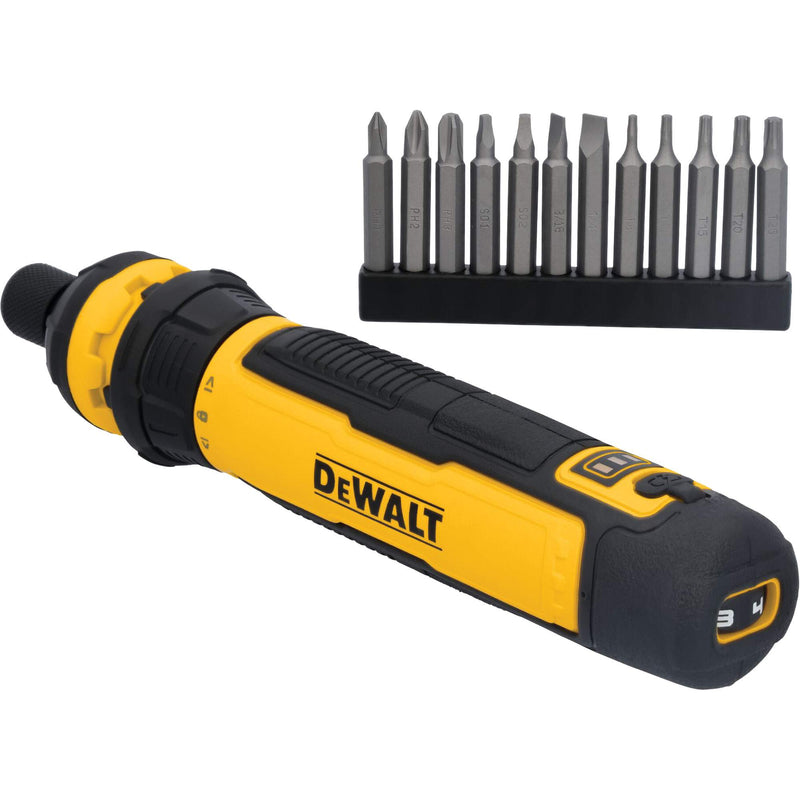 14-Piece Cordless Screwdriver Set with FLEXDRIVE™ Control, 4 V, 44 in-lbs/5 Nm Max. Torque