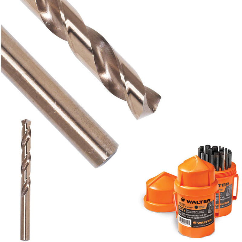 SST+™ Jobbers Drill Bit, High Speed Steel, 13/64", 3-3/8" L, 2-1/16" Flute, 135° Point Angle