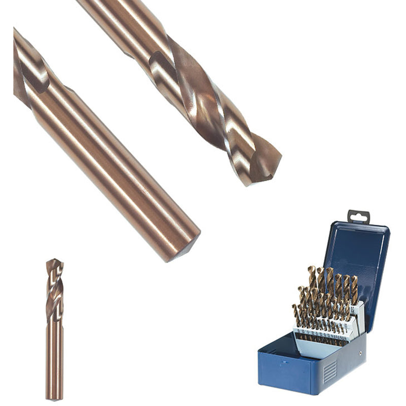 SST+ Wire Gauge Sized Drill Bit, 13/64", High Speed Steel, 1" Flute, 135° Point