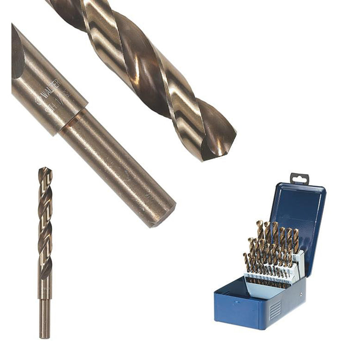 SST+™ Reduced Shank Drill Bit, 15/32", High Speed Steel, 4" Flute, 135° Point