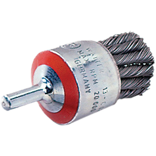 Mounted Knot-Twisted Wire Brush