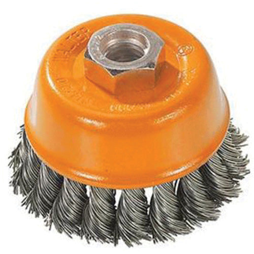 Knot-Twisted Wire Cup Brush