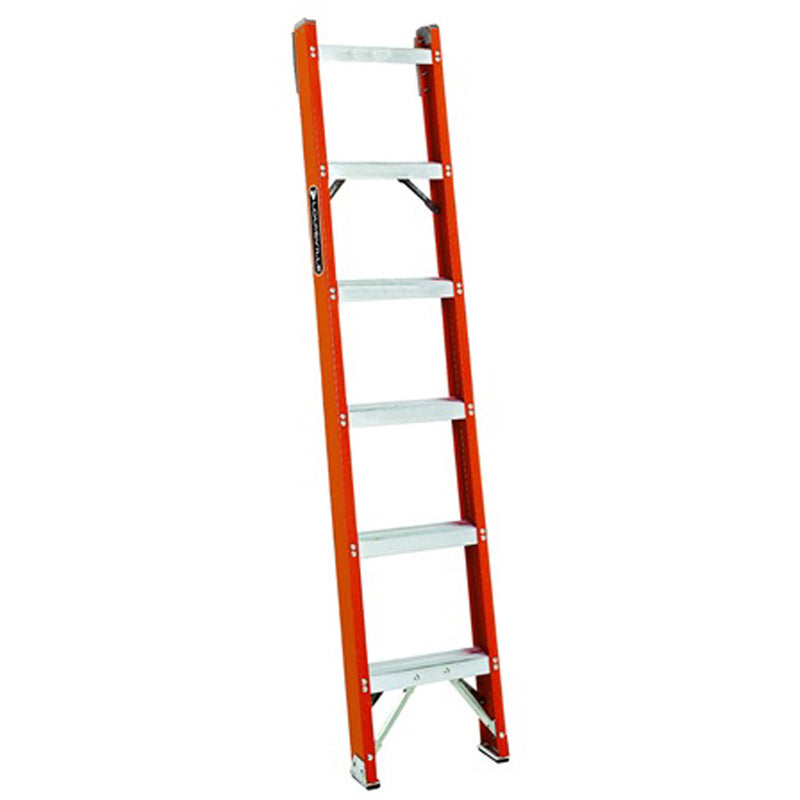 FH1000 Series Industrial Heavy-Duty Shelf Ladders, 6', Fibreglass, 300 lbs., CSA Grade 1A