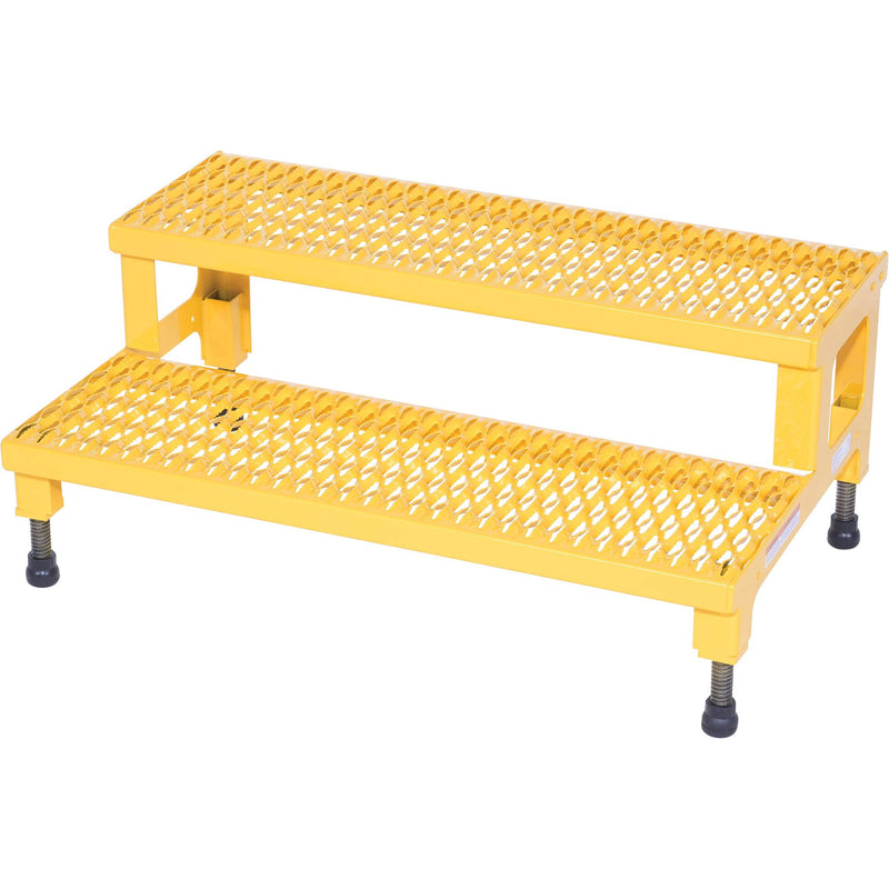 Adjustable Step-Mate Stand, 2 Step(s), 36-3/16" W x 22-7/8" L x 15-1/4" H, 500 lbs. Capacity