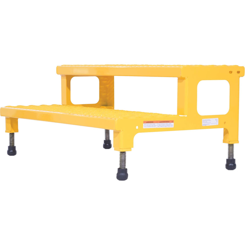 Adjustable Step-Mate Stand, 2 Step(s), 36-3/16" W x 22-7/8" L x 15-1/4" H, 500 lbs. Capacity