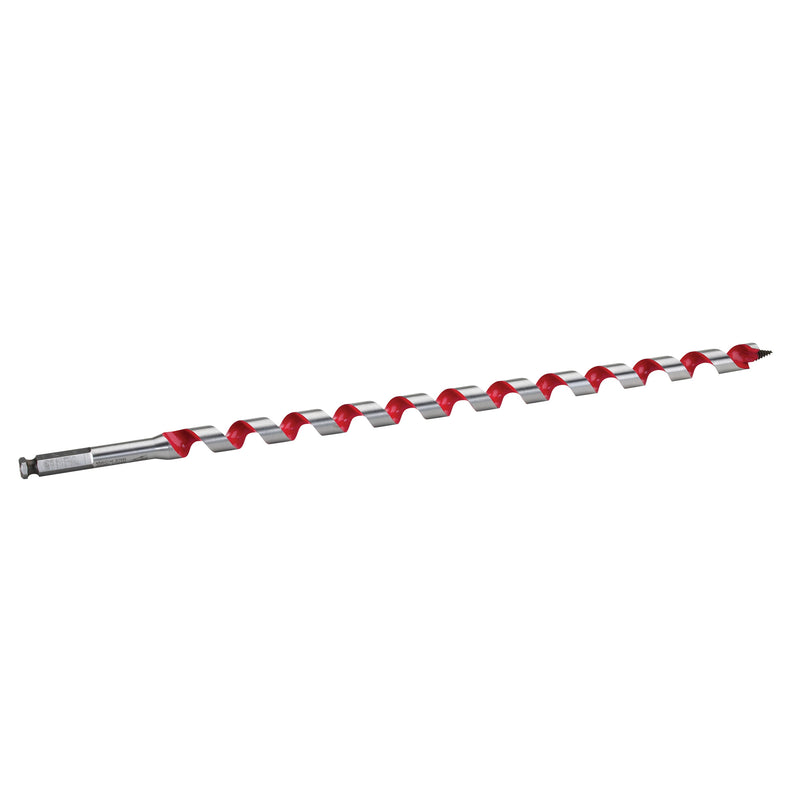 Ship Auger Drill Bit, 3/4" Diameter, 15" Flute, 7/16" Hex Shank