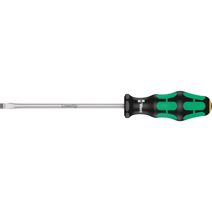 Tapered Slotted Screwdriver, 6.5 mm Tip, Round, 10-1/16" L, Plastic Handle