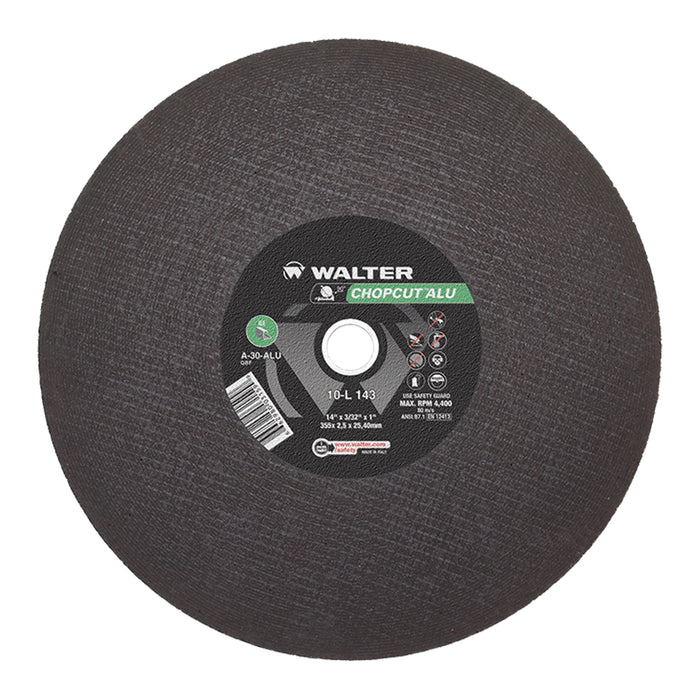 Chopcut™ Chop Saw Cut-Off Wheel, 14" x 3/32", 1" Arbor, Type 1, Aluminum Oxide, 4400 RPM