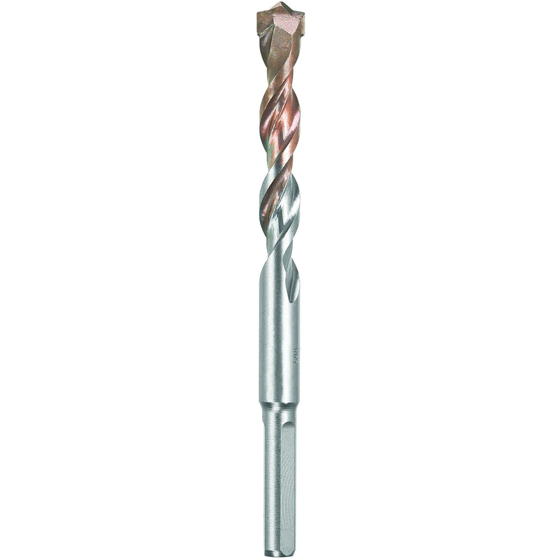 4-Flute Hammer Drill Bit, 1/2", 3-Flat Shank, Carbide