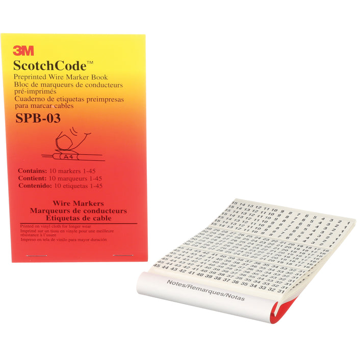 Livre de marqueurs de fils pré-imprimés ScotchCode™