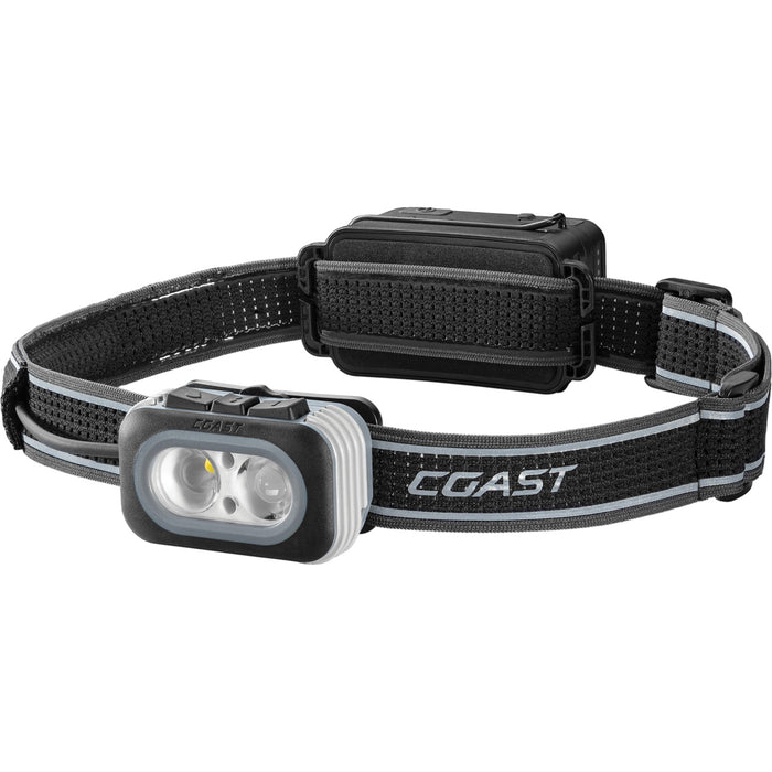 RL20RB Tri-Colour Headlamp, LED, 1000 Lumens, 16 Hrs. Run Time, Rechargeable Batteries