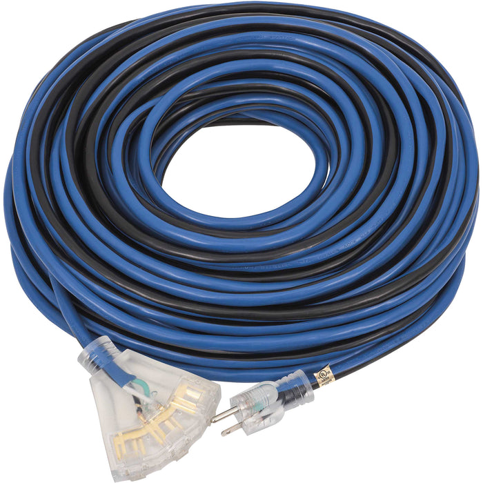 JLEC-12100 Contractor Grade Extension Cord, Indoor/Outdoor, SJTOW, 12 AWG, 15 A, 100'