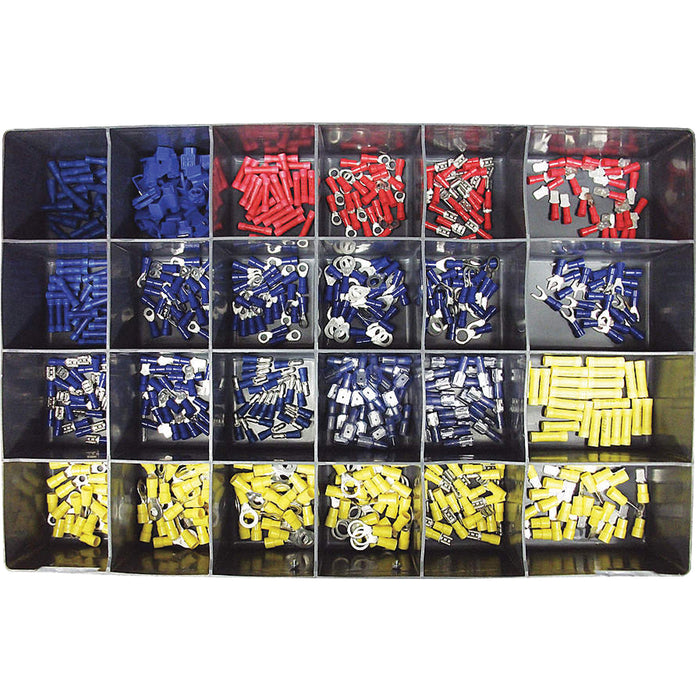 600-Piece Vinyl Insulated Terminals Kit