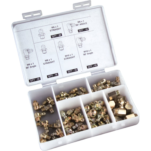 80-Piece Grease Fitting Set