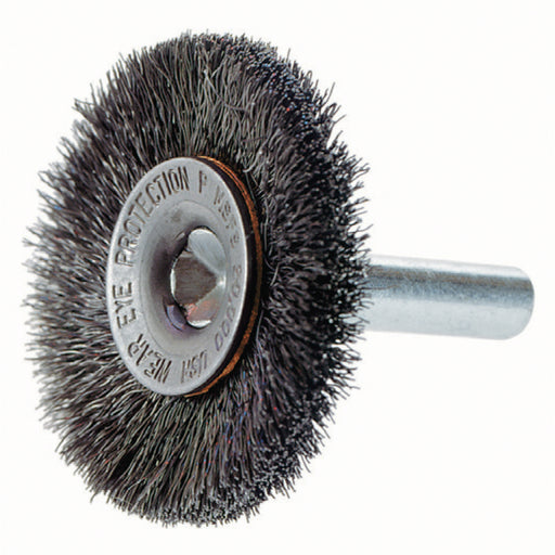 Crimped Wire Wheel Brush with 1/4" Shank