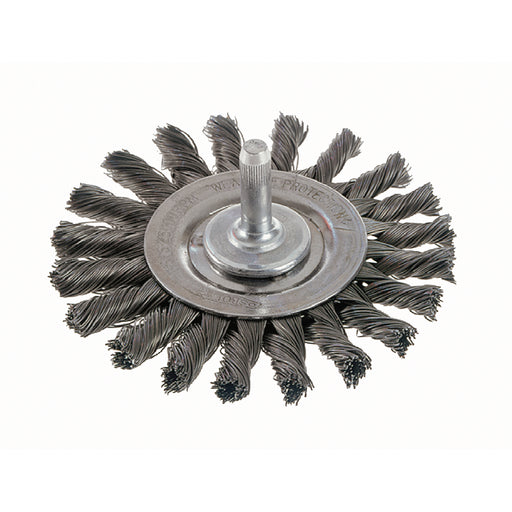 Knot Wire Wheel Brushes - Standard Twist Knot with 1/4" Shank