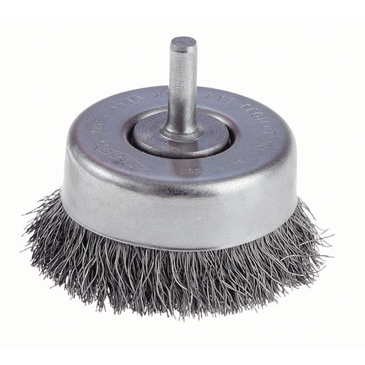 Crimped Wire Cup Brushes with 1/4" Shank - Light Duty