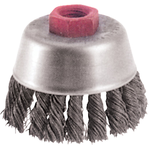 Knot Wire Cup Brushes - High Speed Small Grinder