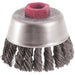 Knot Wire Cup Brushes - High Speed Small Grinder