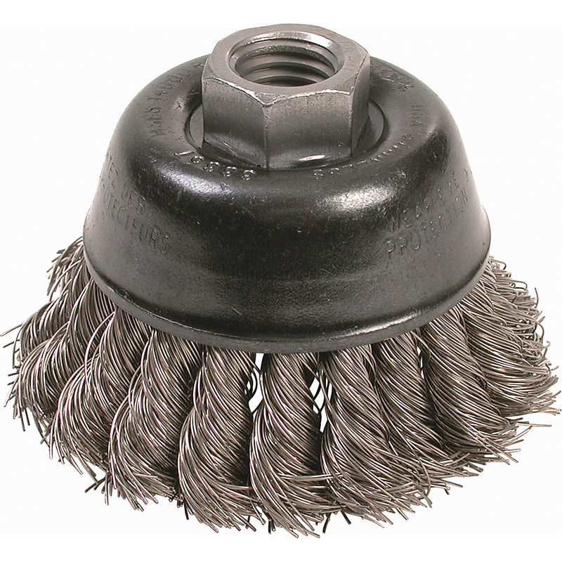 Knot Wire Cup Brushes - High Speed Small Grinder