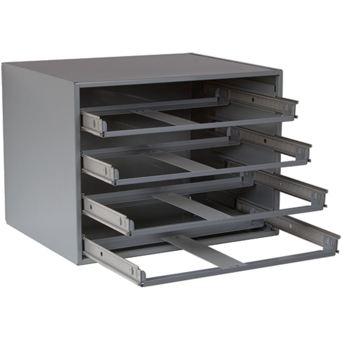 Compartment Box Cabinets, Steel, 4 Slots, 20