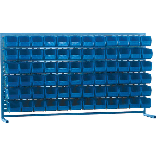 Louvered Rack with Bins