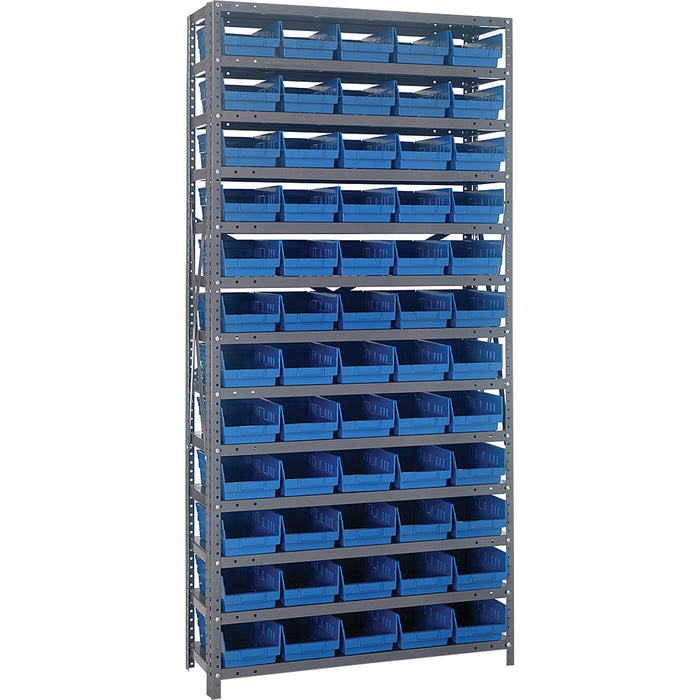 Storage Shelf Unit with Bins