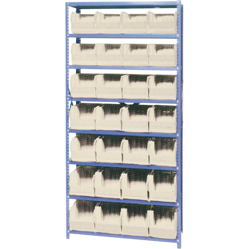 Storage Shelf Unit with Euro Drawer Bins