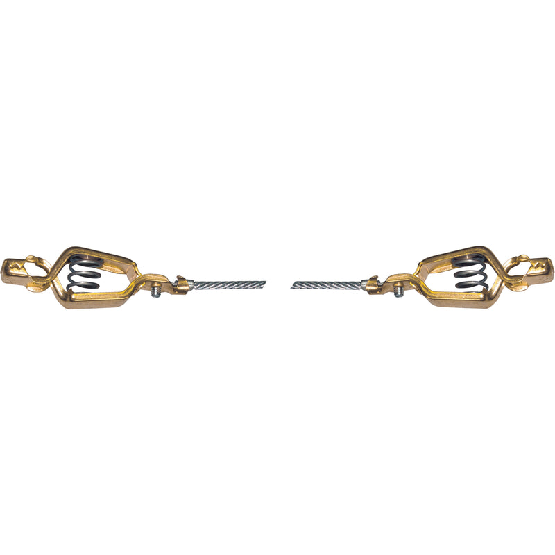 Light-Duty Bonding & Grounding Wire Assemblies - Two Alligator Clips