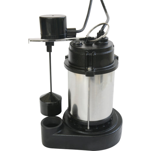 Stainless Steel Housing-Cast Iron Base Sump Pump