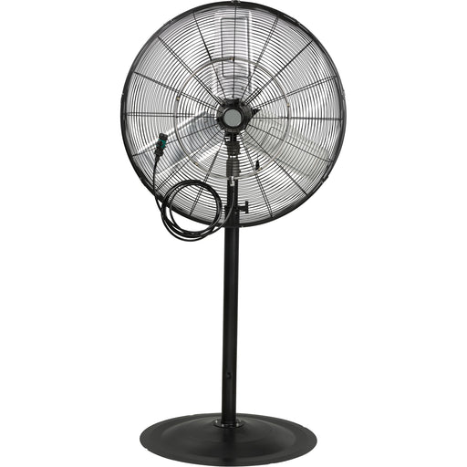 Outdoor Misting and Oscillating Pedestal Fan