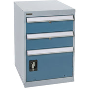 Workbench Pedestal - Two Drawers & One Door