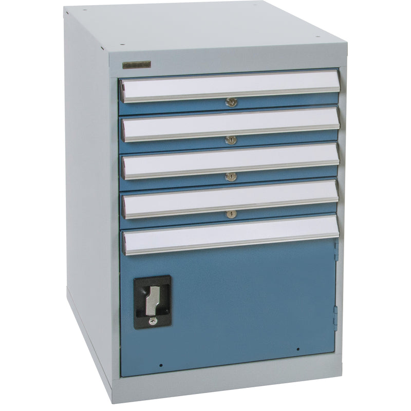 Workbench Pedestal - Four Drawers & One Door