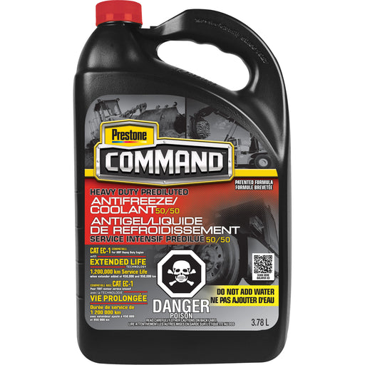 Command® Heavy-Duty NOAT 50/50 Prediluted Antifreeze/Coolant